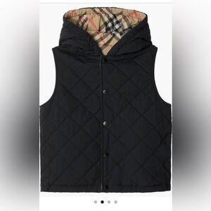 NWT -  Burberry Reversible Check Vest